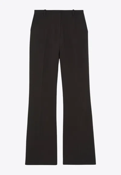 The Frankie Shop Lyra Flared Pants In Brown