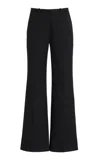 The Frankie Shop Lyra Suiting Flared Pants In Black