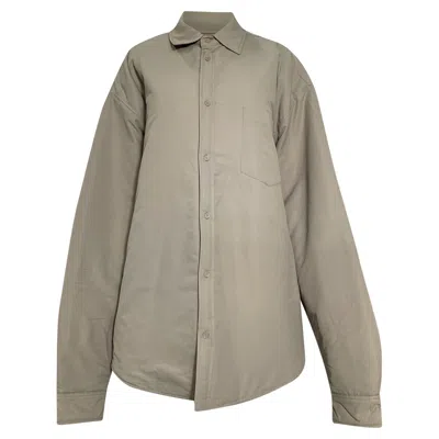 The Frankie Shop Maine Padded Jacket In Beige Nylon