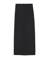 THE FRANKIE SHOP MALVO LONG PENCIL SKIRT - BLACK