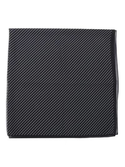 The Frankie Shop Marais Striped Foulard In Black