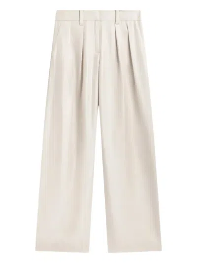 The Frankie Shop Marfa Palazzo Pants In Neutral