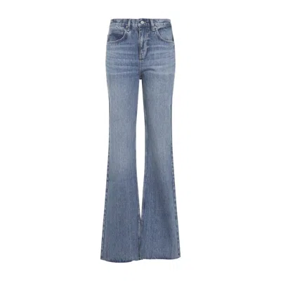 THE FRANKIE SHOP MEDIUM WASH BLUE COTTON DALSTON JEANS
