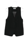 The Frankie Shop Melrose Waistcoat In Black
