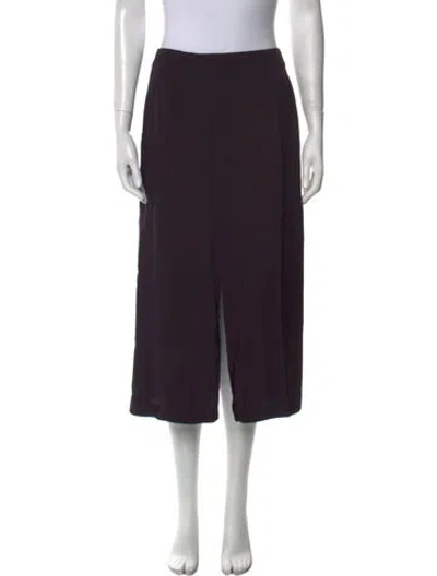 Pre-owned The Frankie Shop Midi Length Skirt In Gray