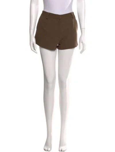 Pre-owned The Frankie Shop Mini Shorts In Brown