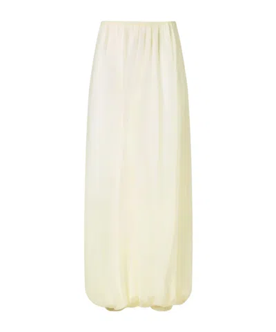 The Frankie Shop Mio Chiffon Balloon Pants In Yellow