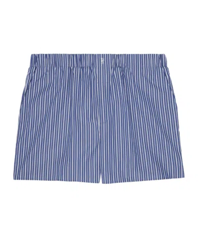 The Frankie Shop Mirca Boxers In Blue