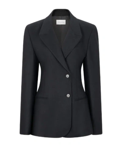 The Frankie Shop Morrison Crossover Blazer In Black