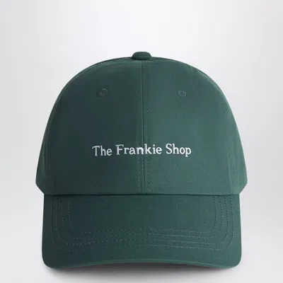 The Frankie Shop Logo Baseball Hat In Green