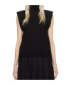 The Frankie Shop Nadia Rollneck Wool Sweater Vest