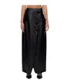 The Frankie Shop Nan Wrap Maxi Skirt In Black