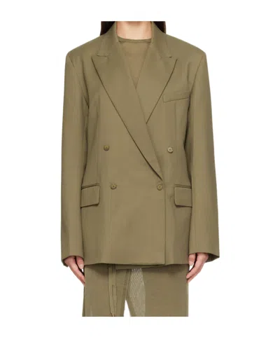 THE FRANKIE SHOP NEWARK DOUBLE BREASTED BLAZER