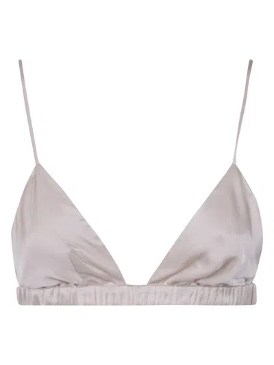 The Frankie Shop Thin-strapped Bra In Pink