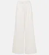 The Frankie Shop Nolan Wide-leg Jeans In White