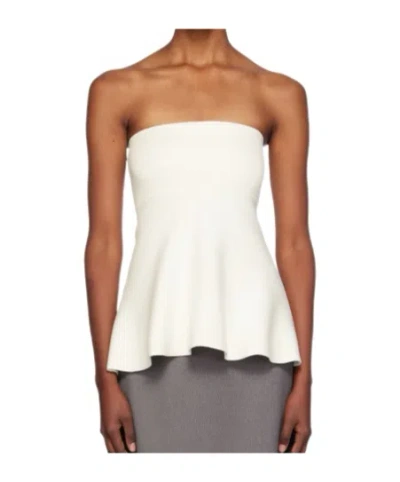 The Frankie Shop Off-shoulder Tops In White