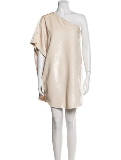Pre-owned The Frankie Shop One-shoulder Mini Dress