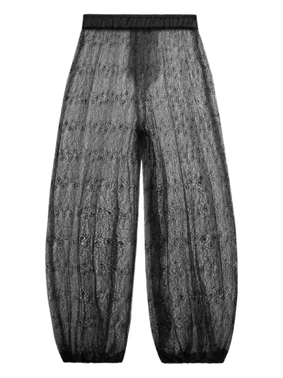 The Frankie Shop Orissa Balloon Trousers In Black