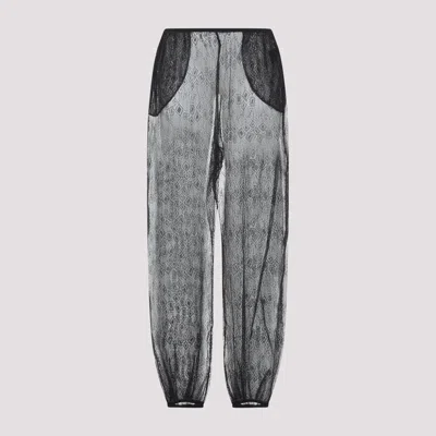 The Frankie Shop Orissa Lace Balloon Pants In Black