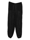 The Frankie Shop Orissa Sheer-finish Baloon Trousers In Black