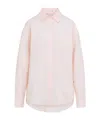 The Frankie Shop Ornella Side Button-up Shirt In Pink