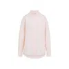 The Frankie Shop Ornella Side Button-up Shirt In Pink