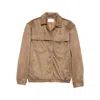 The Frankie Shop Hester Faux Suede Jacket In Animal Print