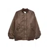 The Frankie Shop Nylon Jackets In Brown