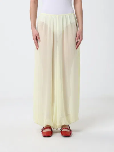 The Frankie Shop Pants Woman In Yellow