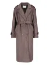 The Frankie Shop 'pembroke' Trench Coat In Neutral