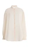 The Frankie Shop Peri Georgette Shirt - In White
