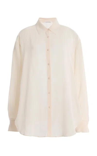 The Frankie Shop Peri Georgette Shirt - In White