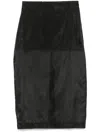 The Frankie Shop Gonna Midi Sheer Peri In Black