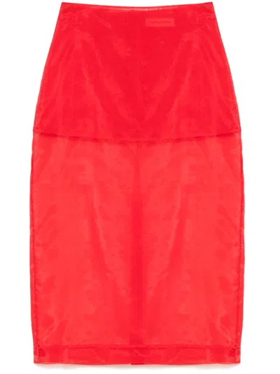 THE FRANKIE SHOP PERI SKIRT - WOMEN'S - SILK/POLYAMIDE