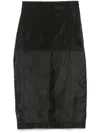The Frankie Shop Gonna Midi Sheer Peri In Schwarz