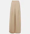 The Frankie Shop Piper High-rise Wide-leg Pants In Beige