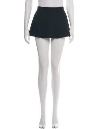 Pre-owned The Frankie Shop Pleated Accents Mini Skirt In Black