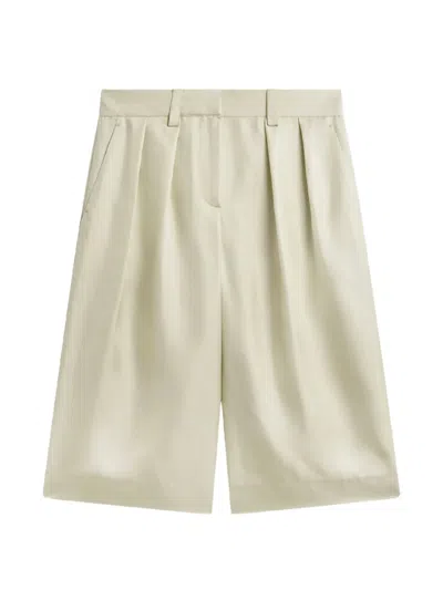 The Frankie Shop Pleated Trousers In Neutral