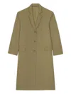 The Frankie Shop Pocket Tribeca Long Jacket In Green