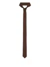 The Frankie Shop Pointed-toe Tie In Brown
