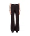 The Frankie Shop Purple Lyra Flared Trousers