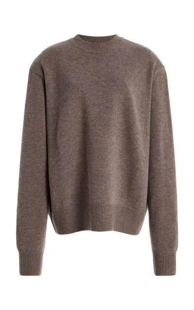 THE FRANKIE SHOP RAFAELA MERINO WOOL-CASHMERE SWEATER
