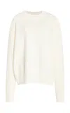 The Frankie Shop Frankie Shop Womens Ivory Rafaela Padded-shoulder Wool And Cashmere-blend Knitted Jumper