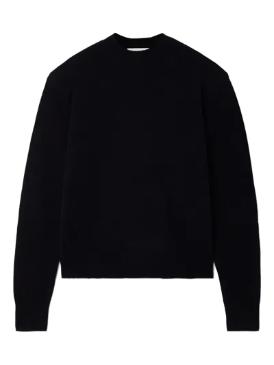The Frankie Shop Rafaela Padded Sweater In Black