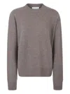 The Frankie Shop Rafaela Padded Sweater In Gray