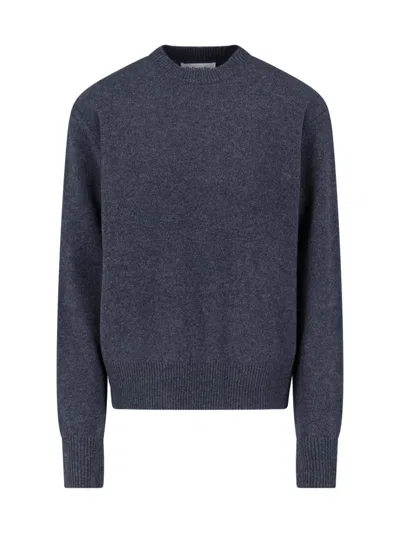 The Frankie Shop Rafaela Padded Sweater In Gray