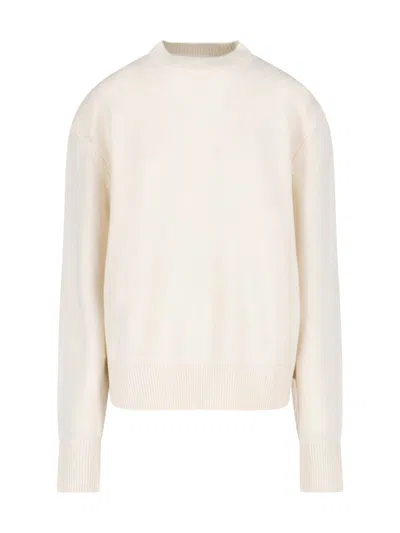 The Frankie Shop Rafaela Padded Sweater In Neutral