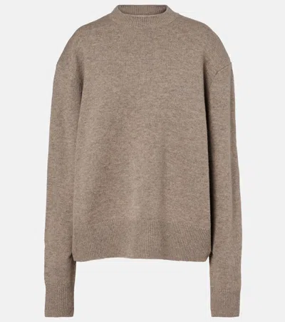 The Frankie Shop Rafaela Wool And Cashmere Sweater In Neutral