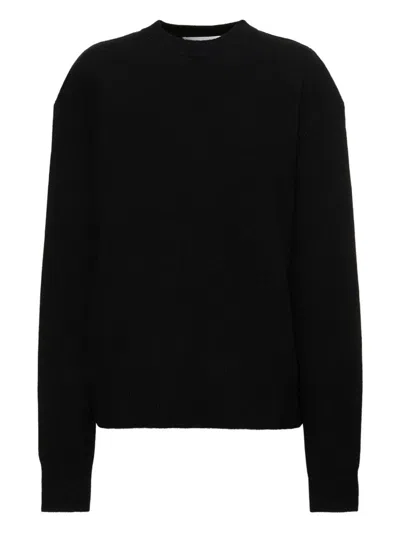 The Frankie Shop Rafaela Wool Oversized Sweater In Black