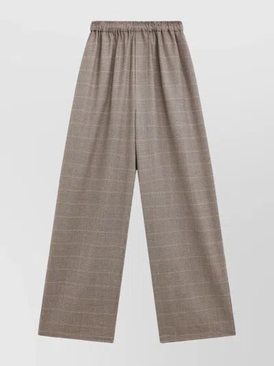 The Frankie Shop Relaxed Fit Wide Leg Trousers In Neutral